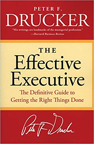 . A good management Book to read  : Best for Getting Things Done: The Effective Executive  :
