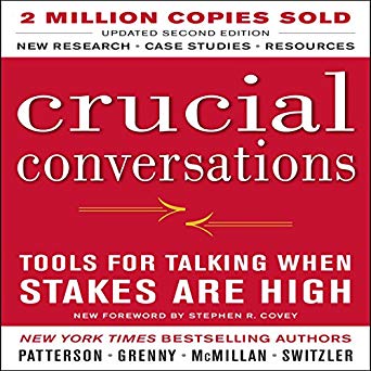Crucial Conversations Tools for Talking When Stakes Are High - by Kerry Patterson, Joseph Grenny, Ron McMillan, and AI Switzler